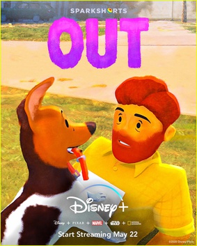 <i>Out</i> (2020 film) 2020 short film by Pixar