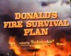 <i>Donalds Fire Survival Plan</i> 1966 American film