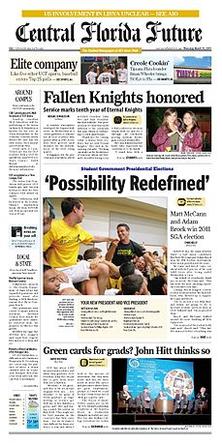 <i>Central Florida Future</i> İndependent weekly student newspaper of the University of Central Florida in Orlando