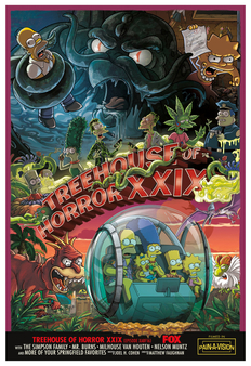 <span class="mw-page-title-main">Treehouse of Horror XXIX</span> 4th episode of the 30th season of The Simpsons