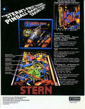 <i>Flight 2000</i> (pinball) 1980 pinball machine