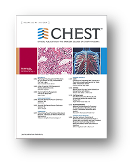 <i>Chest</i> (journal) Academic journal