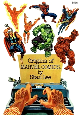 <i>Origins of Marvel Comics</i> 1974 collection of comic book stories