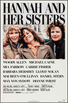 <i>Hannah and Her Sisters</i> 1986 film by Woody Allen