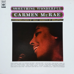 <i>Something Wonderful</i> (Carmen McRae album) 1963 studio album by Carmen McRae