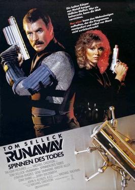 <i>Runaway</i> (1984 American film) 1984 science fiction action film directed by Michael Crichton