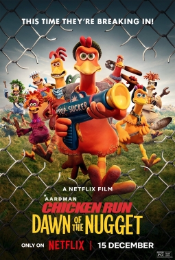 <i>Chicken Run: Dawn of the Nugget</i> 2023 film directed by Sam Fell