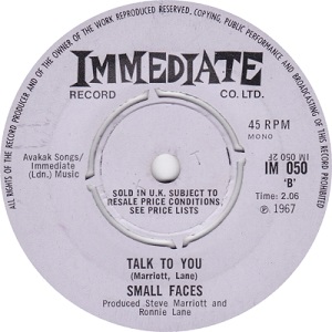 <span class="mw-page-title-main">Talk to You</span> 1967 song by Small Faces