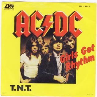 <span class="mw-page-title-main">Girls Got Rhythm</span> 1979 single by AC/DC