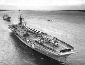 HMS <i>Centaur</i> (R06) 1953 Centaur-class light fleet carrier of the Royal Navy