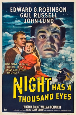 <i>Night Has a Thousand Eyes</i> 1948 film by John Farrow