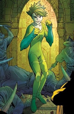 <span class="mw-page-title-main">Sprite (Eternal)</span> Fictional supervillain appearing in American comic books published by Marvel Comics