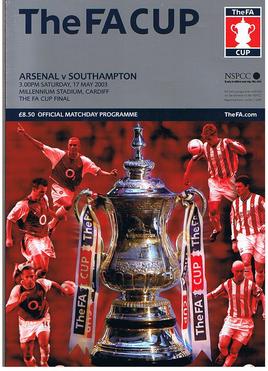 <span class="mw-page-title-main">2003 FA Cup final</span> Association football championship match between Arsenal and Southampton, held in 2003