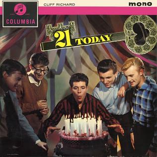 <i>21 Today</i> 1961 studio album by Cliff Richard