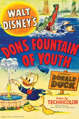 <i>Dons Fountain of Youth</i> 1953 Donald Duck cartoon