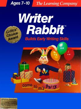 <i>Writer Rabbit</i> 1986 educational video game