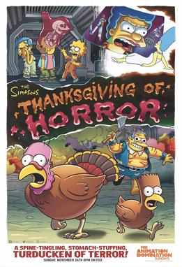 <span class="mw-page-title-main">Thanksgiving of Horror</span> 8th episode of the 31st season of The Simpsons