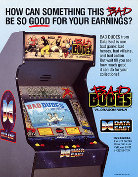 <i>Bad Dudes Vs. DragonNinja</i> 1988 video game