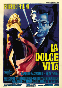 <i>La dolce vita</i> 1960 Italian comedy-drama film directed by Federico Fellini