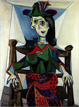 <i>Dora Maar au Chat</i> Painting by Pablo Picasso