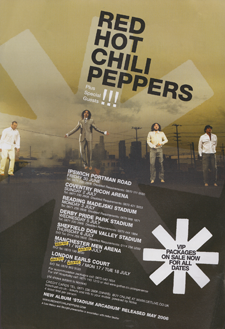 <span class="mw-page-title-main">Stadium Arcadium World Tour</span> 2006–07 concert tour by Red Hot Chili Peppers