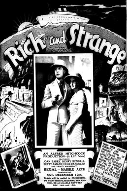 <i>Rich and Strange</i> 1931 film