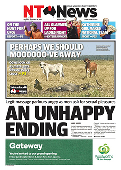 <i>Northern Territory News</i> Australian morning tabloid newspaper