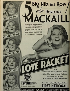 <i>The Love Racket</i> 1929 film