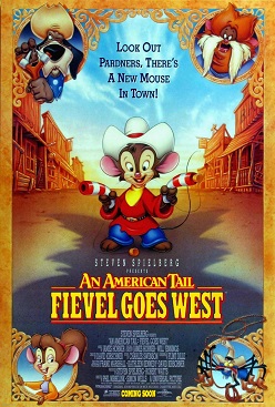 <i>An American Tail: Fievel Goes West</i> 1991 animated film directed by Phil Nibbelink and Simon Wells