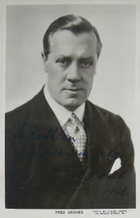 <span class="mw-page-title-main">Fred Groves (actor)</span> British actor (1880–1955)