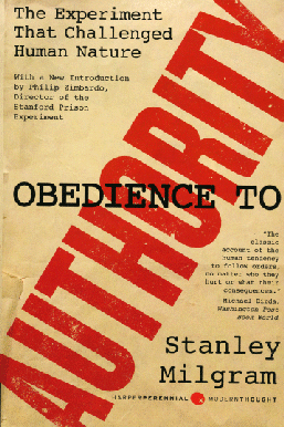 <i>Obedience to Authority: An Experimental View</i> 1974 book by Stanley Milgram