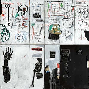 <i>Flesh and Spirit</i> (painting) Painting by Jean-Michel Basquiat