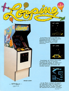 <i>Looping</i> (video game) 1982 video game