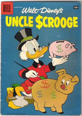 <i>Uncle Scrooge</i> Disney character and uncle of Donald Duck