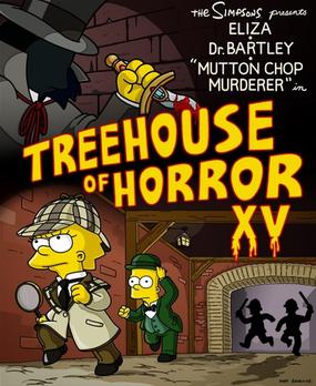 <span class="mw-page-title-main">Treehouse of Horror XV</span> 1st episode of the 16th season of The Simpsons