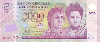 <span class="mw-page-title-main">Paraguayan guaraní</span> Currency of Paraguay