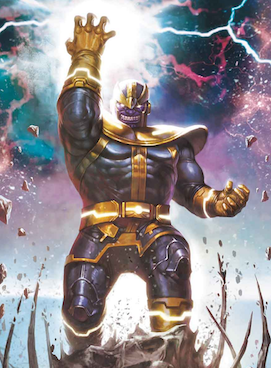 <span class="mw-page-title-main">Thanos</span> Supervillain appearing in Marvel Comics