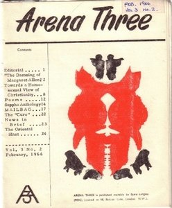 <i>Arena Three</i> British monthly magazine, 1964–1971