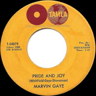 <span class="mw-page-title-main">Pride and Joy (Marvin Gaye song)</span> 1963 single by Marvin Gaye