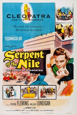 <i>Serpent of the Nile</i> 1953 film by William Castle