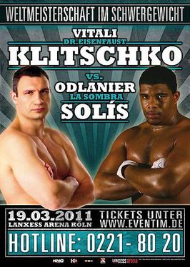 <span class="mw-page-title-main">Vitali Klitschko vs. Odlanier Solís</span> Boxing competition