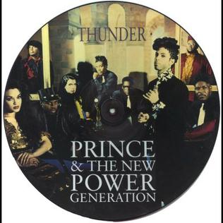 <span class="mw-page-title-main">Thunder (Prince song)</span> 1992 single by Prince and the New Power Generation