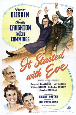 <i>It Started with Eve</i> 1941 film by Norman Krasna, Henry Koster, Joe Pasternak