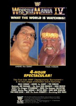 <span class="mw-page-title-main">WrestleMania IV</span> 1988 World Wrestling Federation pay-per-view event