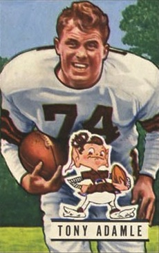 <span class="mw-page-title-main">Tony Adamle</span> American football player (1924–2000)