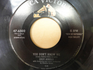 <span class="mw-page-title-main">You Don't Know Me (Cindy Walker song)</span> 1956 song by Eddy Arnold & Cindy Walker