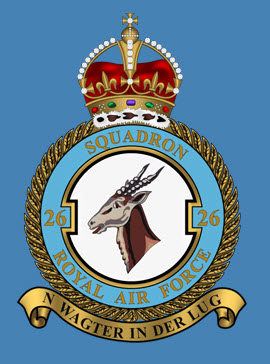 <span class="mw-page-title-main">No. 26 Squadron RAF</span> Defunct flying squadron of the Royal Air Force