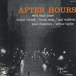 <i>After Hours</i> (Thad Jones album) 1957 studio album by Thad Jones