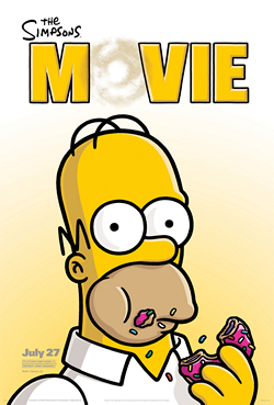 <i>The Simpsons Movie</i> 2007 film directed by David Silverman