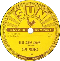 <span class="mw-page-title-main">Blue Suede Shoes</span> Rock-and-roll standard first recorded by Carl Perkins in 1955